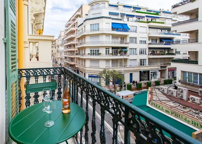 L37 F1 Central 2 Min De La Mer Balcon & Clim
